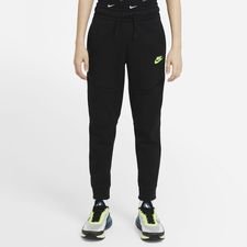 Nike Trainingsbroek NSW Tech Fleece - Zwart/Neon Kinderen