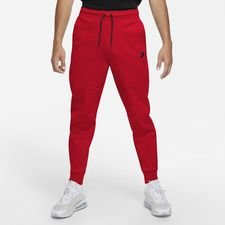 Nike Broek Tech Fleece - Rood/zwart