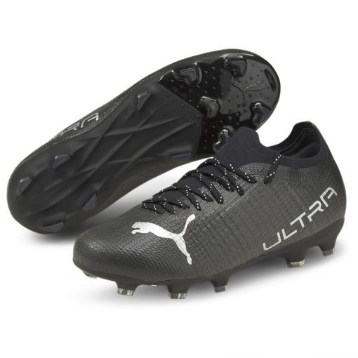 PUMA Ultra 2.3 FG/AG Eclipse - Zwart/Asfalt Kinderen