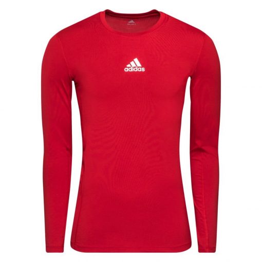 adidas Top Techfit - Rood Lange Mouwen