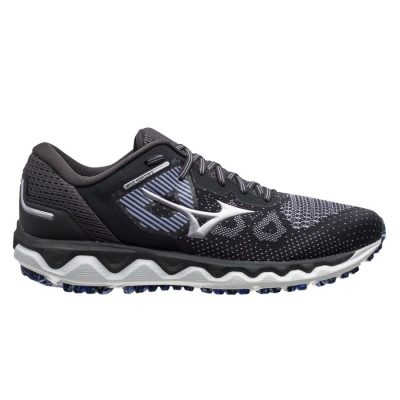 Mizuno Hardloopschoenen Wave Horizon 5 - Zwart/Zilver/Paars Vrouw