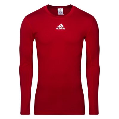 adidas Techfit Climawarm - Rood Lange Mouwen