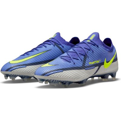 Nike Phantom GT 2 Elite FG Recharge - Blauw/Neon/Grijs/Blauw