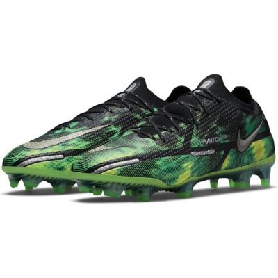 Nike Phantom GT 2 Elite FG Shockwave - Zwart/Zilver/Groen