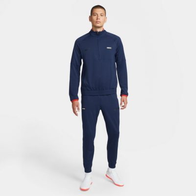 Nike F.C. Trainingspak Dri-FIT Drill Libero - Navy/Zwart