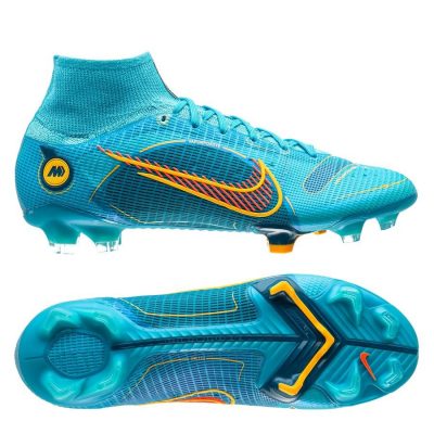 Nike Mercurial Superfly 8 Elite FG Blueprint - Blauw/Oranje/Blauw