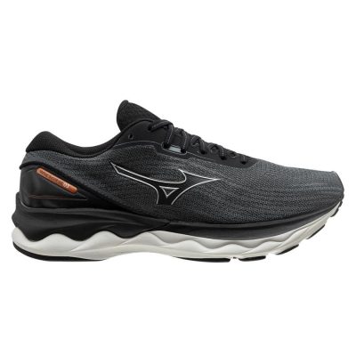 Mizuno Hardloopschoenen Wave Skyrise 3 - Zwart/Zilver/Bruin