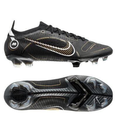 Nike Mercurial Vapor 14 Elite FG Shadow - Zwart/Goud/Zilver