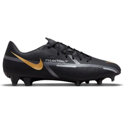 Nike Phantom GT 2 Academy MG Shadow - Zwart/Grijs/Goud