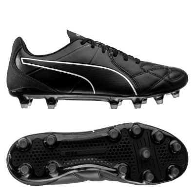 PUMA King Hero FG - Zwart/Wit