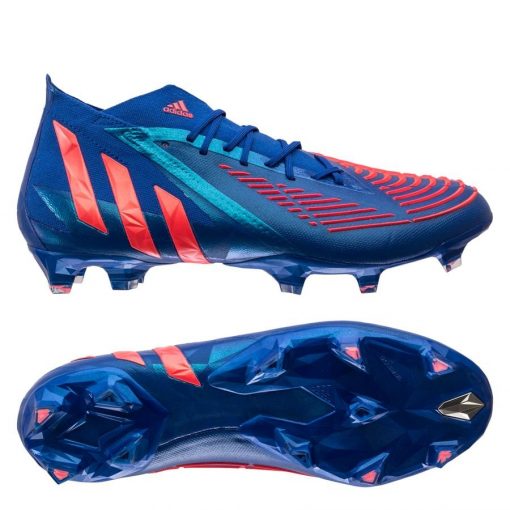 adidas Predator Edge .1 FG Sapphire Edge - Donkerblauw/Turbo