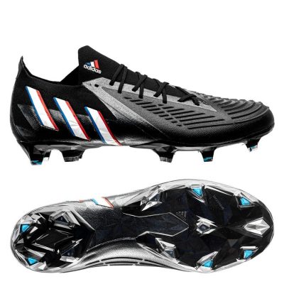 adidas Predator Edge .1 Low FG Edge of Darkness - Zwart/Wit/Rood