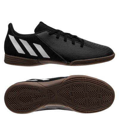 adidas Predator Edge .4 In Edge Of Darkness - Zwart/wit/rood Kinderen - Indoor (Ic), maat 36