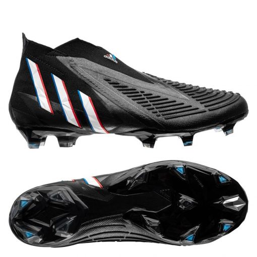 adidas Predator Edge + FG Edge of Darkness - Zwart/Wit/Rood