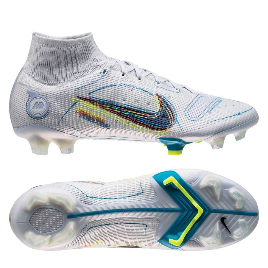 injecteren slachtoffer Meditatief Nike Mercurial Superfly 8 Elite FG The Progress - Grijs/Blauw - De  Voetbalschoenen Expert