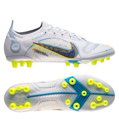 Nike Mercurial Vapor 14 Elite Ag-pro The Progress - Grijs/blauw - Kunstgras (Ag), maat 36½