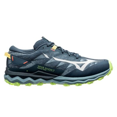 Mizuno Hardloopschoenen Wave Daichi 7 - Blauw/Blauw/Groen