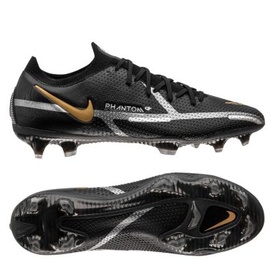 Nike Phantom GT 2 Elite FG Shadow - Zwart/Grijs/Goud