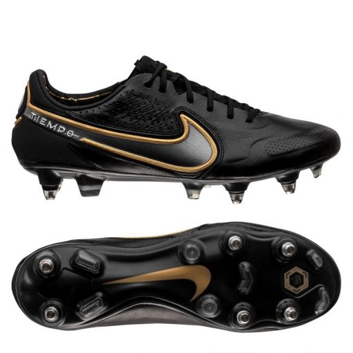 Nike Tiempo Legend 9 Elite SG-PRO Anti-Clog Shadow - Zwart/Grijs/Goud