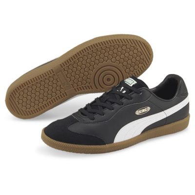 King 21 It PUMA Black-PUMA White-gum - Indoor (Ic), maat 44½