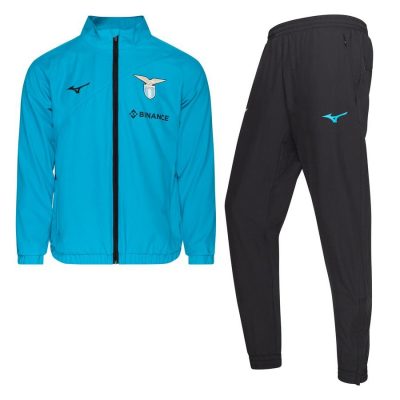 Lazio Trainingspak Travel - Blauw/zwart - Mizuno, maat 3XL