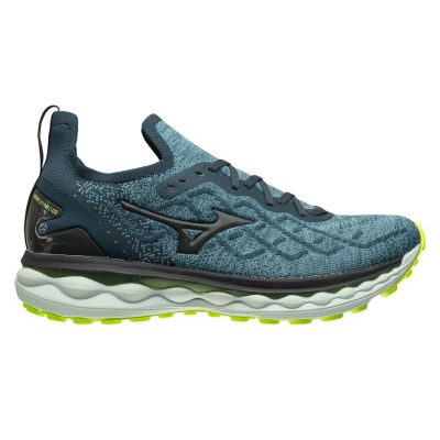 Mizuno Hardloopschoenen Sky Neo 2 - Blauw/Grijs/Neon