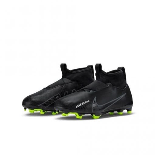 Nike Air Zoom Mercurial Superfly 9 Academy Mg Shadow - Zwart/grijs/wit/neon Kinderen - Kunstgras (Ag) / Natuurgras (Fg), maat 38