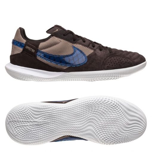 Nike Streetgato Ic London Cages - Fluwelen Bruin/blauw/grijs - Indoor (Ic), maat 46