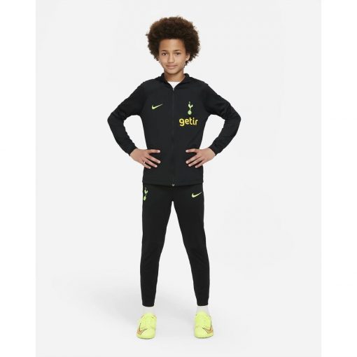 Tottenham Trainingspak Dri-FIT Strike - Zwart/Zwart/Neon Kinderen