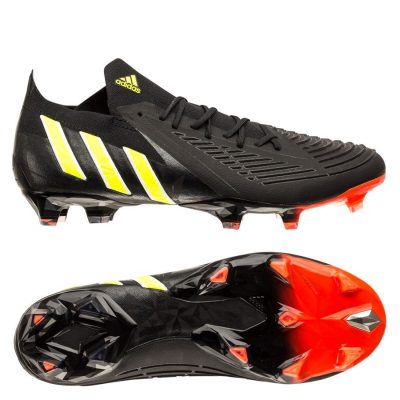 adidas Predator Edge .1 Low FG Shadowportal - Zwart/Geel/Rood