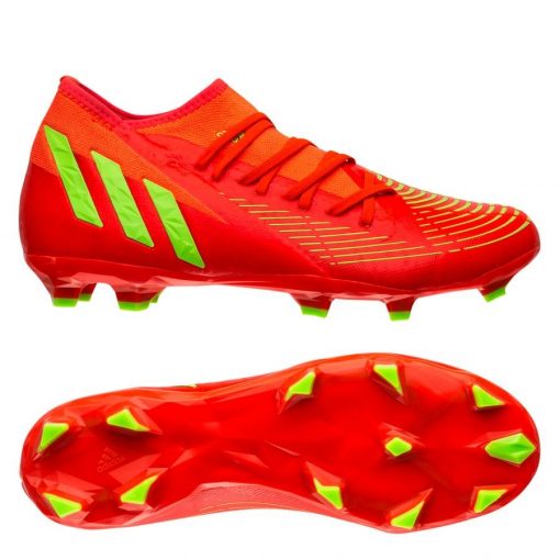 adidas Predator Edge .3 FG Game Data - Rood/Groen/Zwart