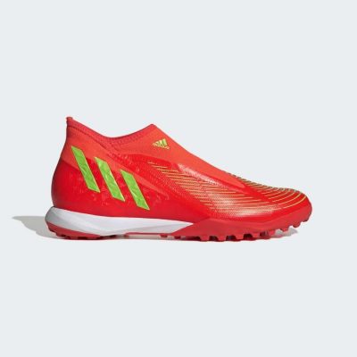 adidas Predator Edge .3 Laceless Tf Game Data - Rood/groen/zwart - Turf (Tf), maat 46⅔