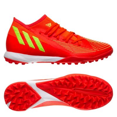 adidas Predator Edge .3 Tf Game Data - Rood/groen/zwart - Turf (Tf), maat 40⅔