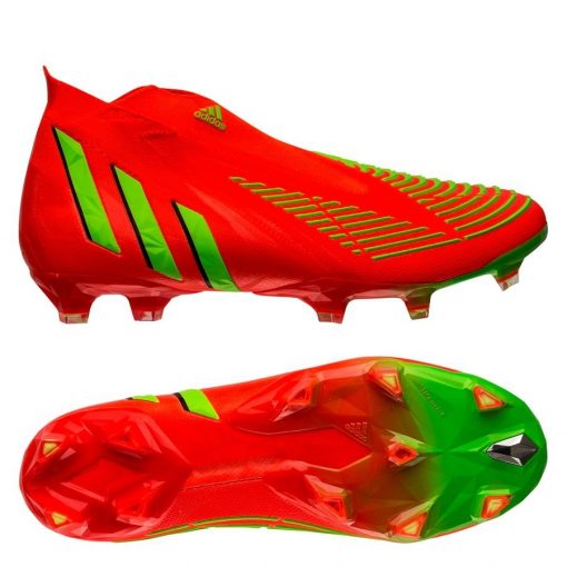 adidas Predator Edge + FG Game Data - Rood/Groen/Zwart