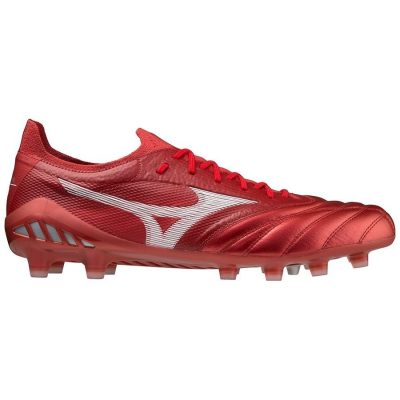 Mizuno Morelia Neo III Elite FG Passion Red - Rood/Wit PRE-ORDER