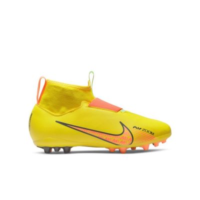 Nike Air Zoom Mercurial Superfly 9 Academy Ag Lucent - Geel/roze Kinderen - Kunstgras (Ag), maat 34