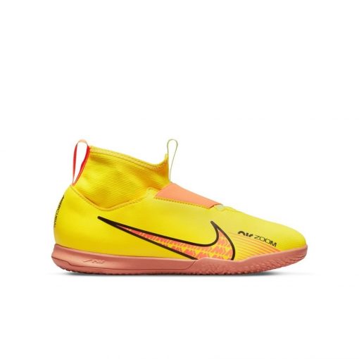 Nike Air Zoom Mercurial Superfly 9 Academy Ic Lucent - Geel/roze Kinderen - Indoor (Ic), maat 36½