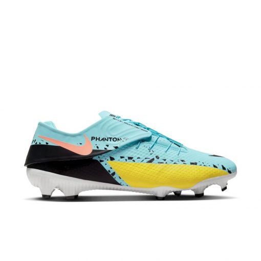 Nike Phantom GT 2 Academy FlyEase MG Lucent - Turquoise/Zwart/Yellow Strike