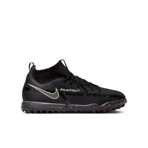 Nike Phantom Gt 2 Academy Df Tf Shadow - Zwart/grijs/wit Kinderen - Turf (Tf), maat 38½