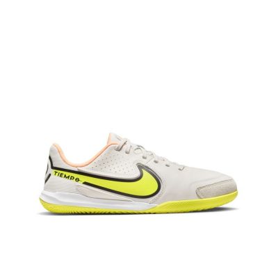 Nike Tiempo Legend 9 Academy Ic Lucent - Grijs/geel/roze Kinderen - Indoor (Ic), maat 38½