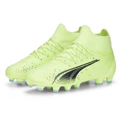 PUMA Ultra Pro Fg/ag Fastest - Groen/blauw/blauw Kinderen - Kunstgras (Ag) / Natuurgras (Fg), maat 38