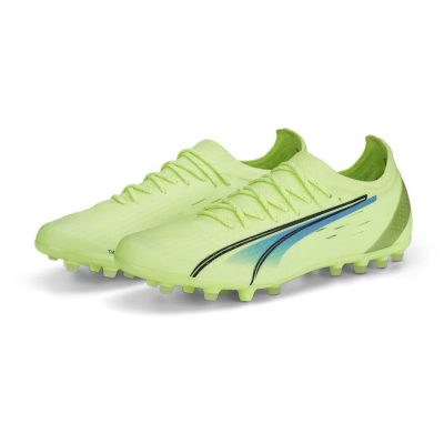 PUMA Ultra Ultieme Mg Fastest - Groen/blauw/blauw - Kunstgras (Ag) / Natuurgras (Fg), maat 40