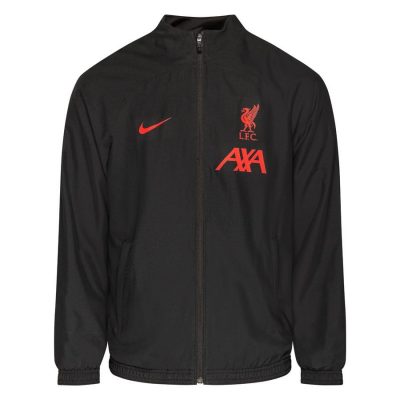 Liverpool Trainingspak Dri-fit Strike - Zwart/donkerrood - Nike, maat Small