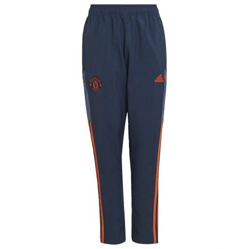 Manchester United Trainingsbroek Presentation Condivo 22 - Navy - adidas, maat 176 cm