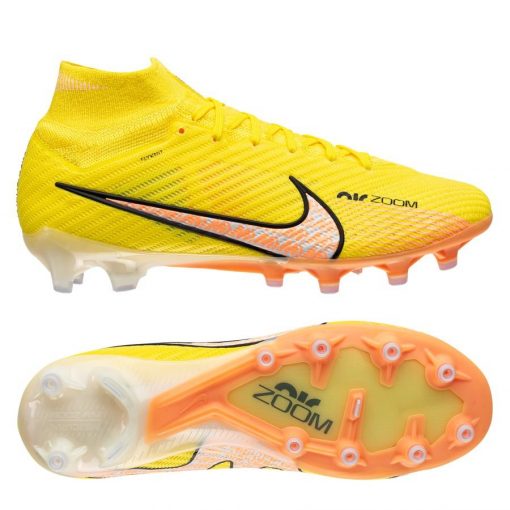 Nike Air Zoom Mercurial Superfly Elite 9 Ag-pro Lucent - Geel/roze/paars - Kunstgras (Ag), maat 45½