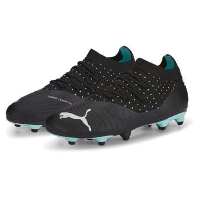 PUMA Future 3.4 Fg/ag Eclipse - Zwart/turquoise/wit Kinderen - Kunstgras (Ag) / Natuurgras (Fg), maat 33