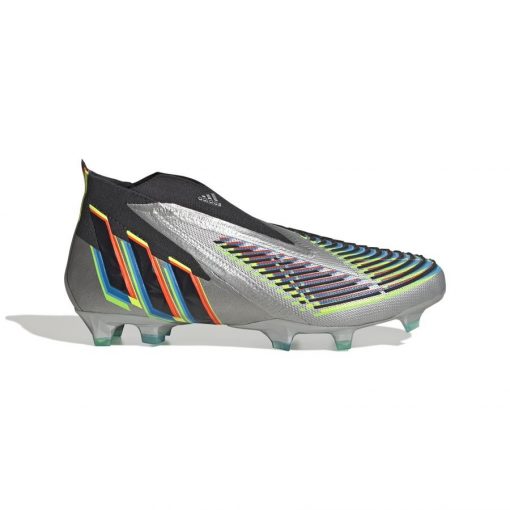 adidas Predator Edge + FG Beyond Fast - Zilver/Zwart/Groen