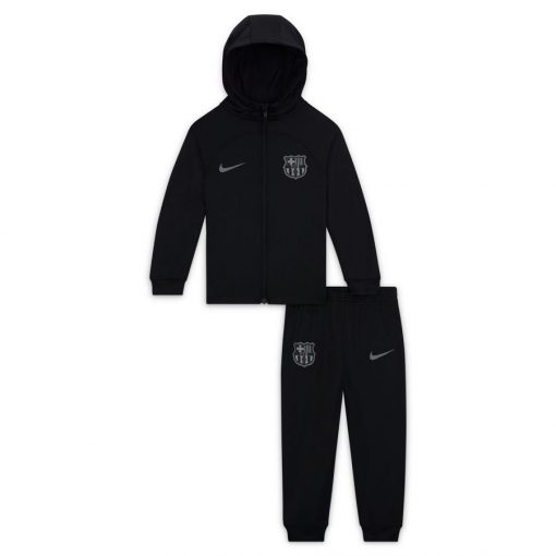 Barcelona Trainingspak Dri-fit Strike - Zwart/grijs Kinderen - Nike, maat 6-9 months