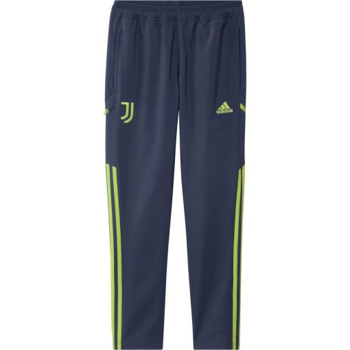 Juventus Trainingsbroek Pre Match - Blauw Kinderen - adidas, maat 128 cm