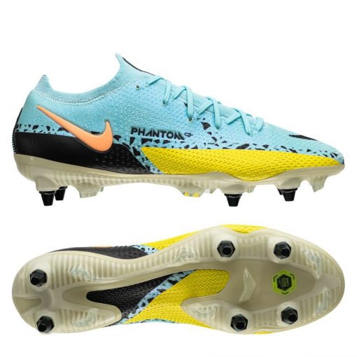 Nike Phantom GT 2 Elite SG-PRO Anti-Clog Lucent - Turquoise/Zwart/Yellow Strike